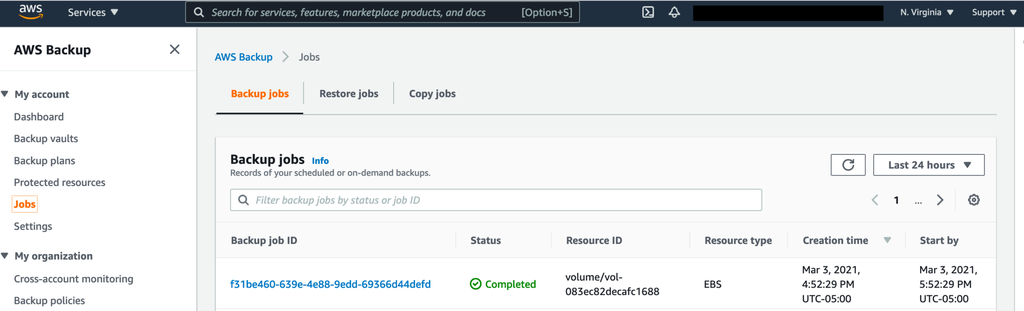 [AWS-AWS-BACKUP] Plataforma AWS Backup