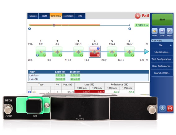 OTDR EXFO FTBx-730D