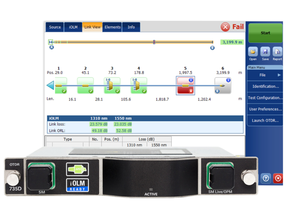 OTDR EXFO FTBx-735D
