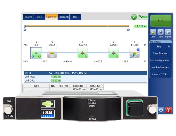 OTDR EXFO FTBx-740C