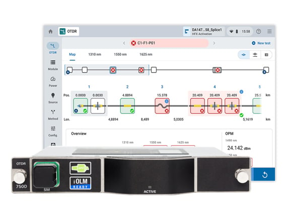 OTDR EXFO FTBx-750D