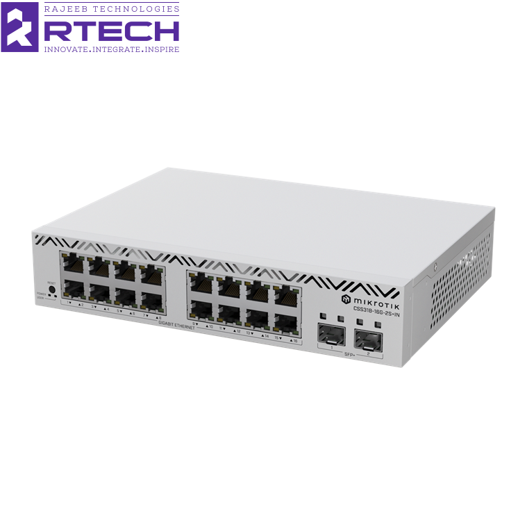 [CSS318-16G-2S+IN] Switch MikroTik CSS318-16G-2S+IN