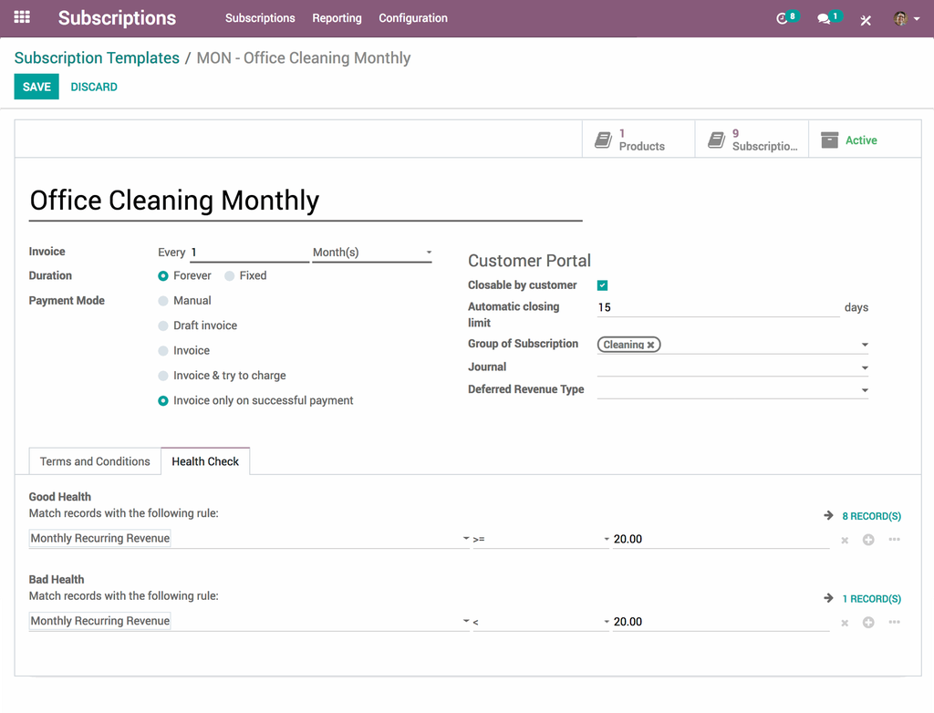 [ODOO-CUSTOM] Suscripción Odoo Custom