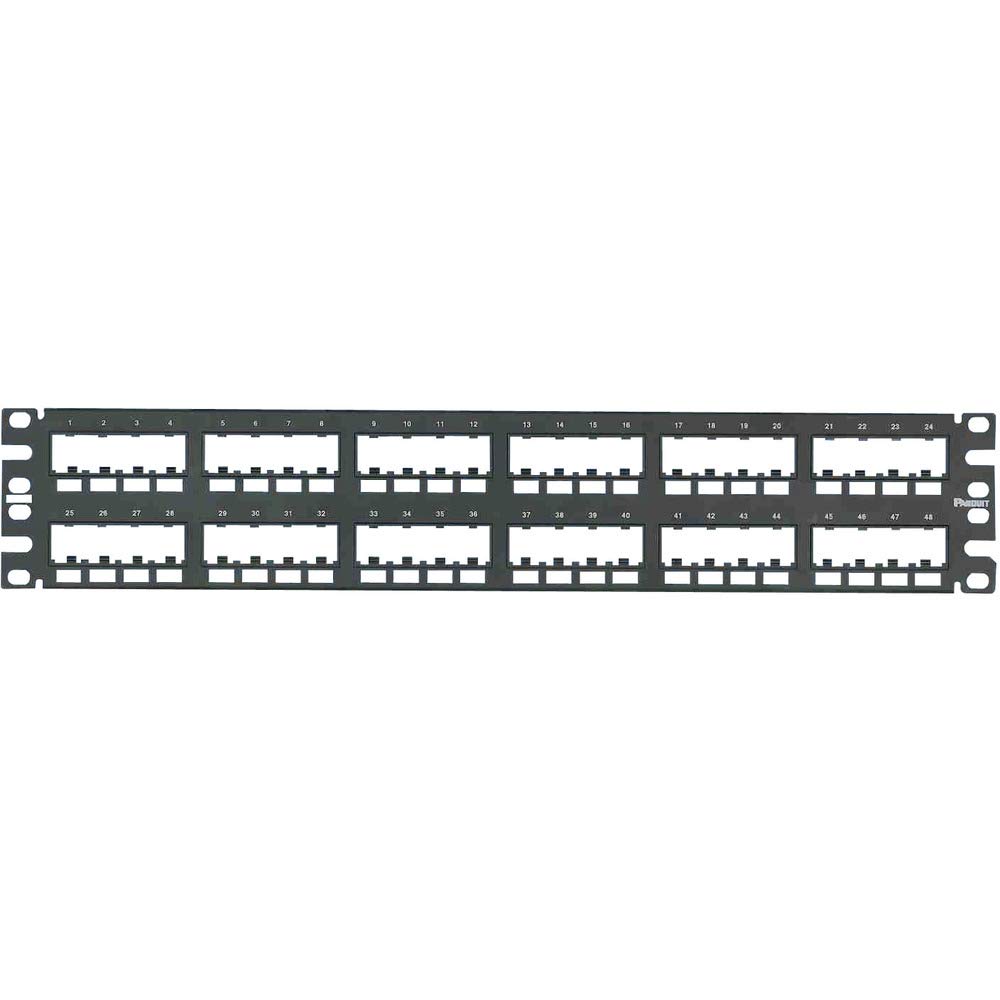 Panel de parcheo Panduit CPP48HDWBLY