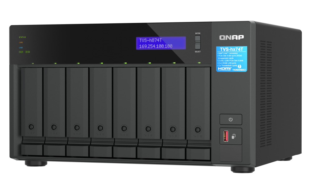 [QNAP-TVS-H874T] NAS QNAP TVS-h874T