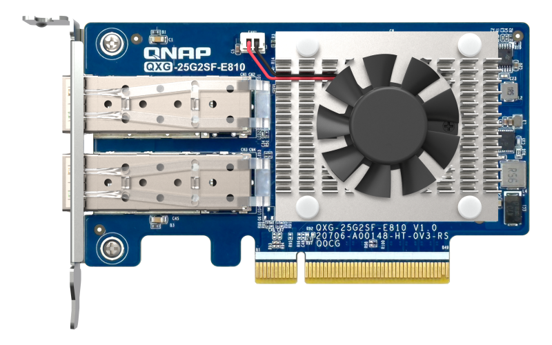 Tarjeta de expansión de red QNAP QXG-25G2SF-E810