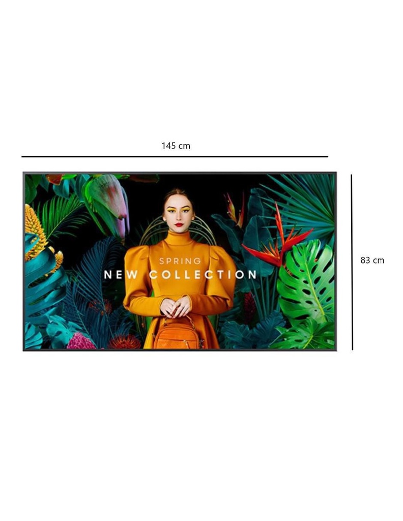 Pantalla profesional Samsung LH65QMCEBGCXGO