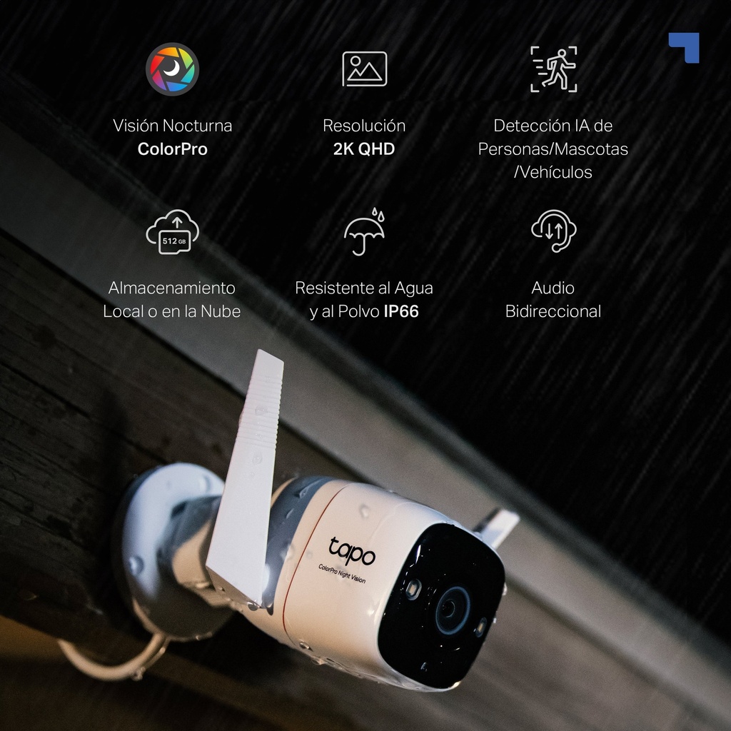 [TAPO-C325WB] Cámara Wi-Fi Tapo C325WB