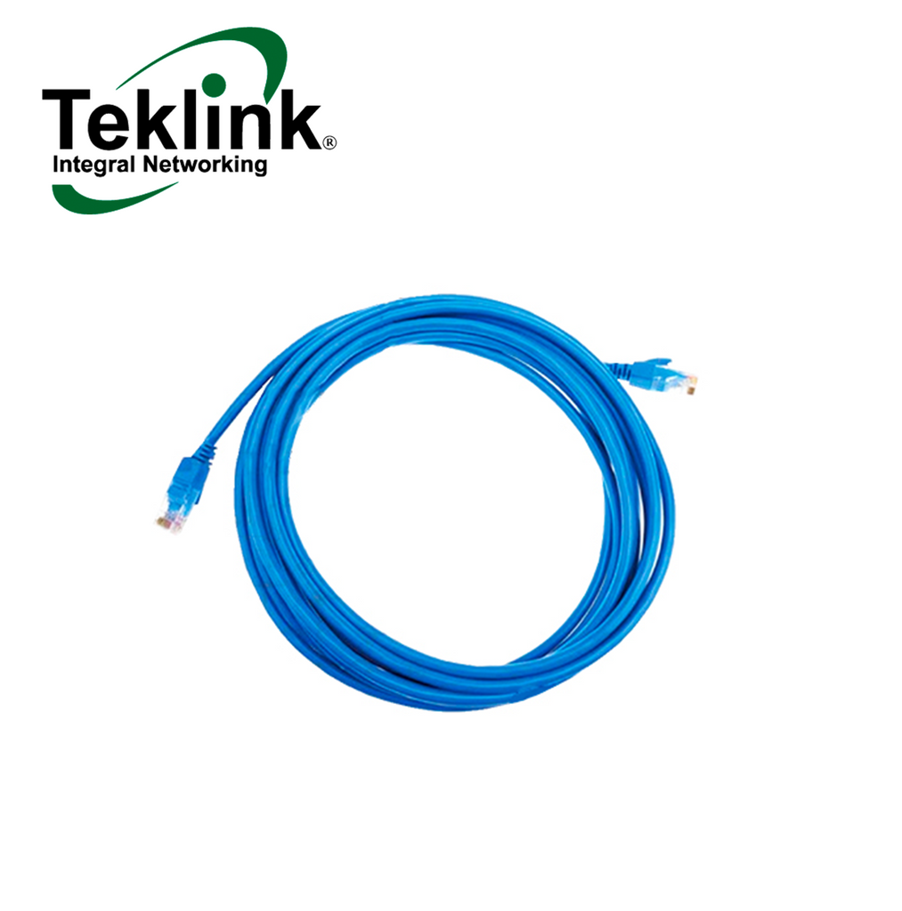 Patch cord Cat 6 Teklink Integral Networking PCMTL6010FTBL